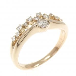 K18PG ダイヤモンド リング 0.30CT