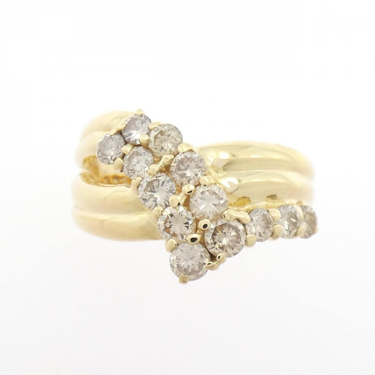 K18YG ダイヤモンド リング 1.02CT