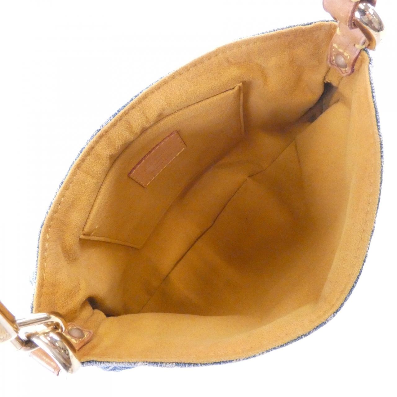 ルイヴィトン モノグラム デニム ミニ プリーティ M95050 ショルダーバッグ