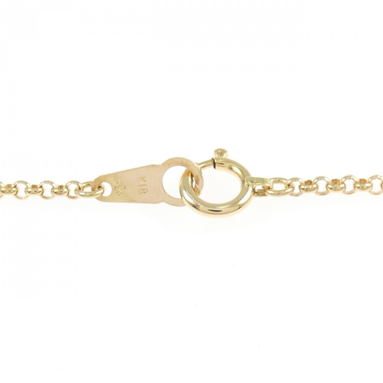 K18YG ダイヤモンド ネックレス 0.27CT