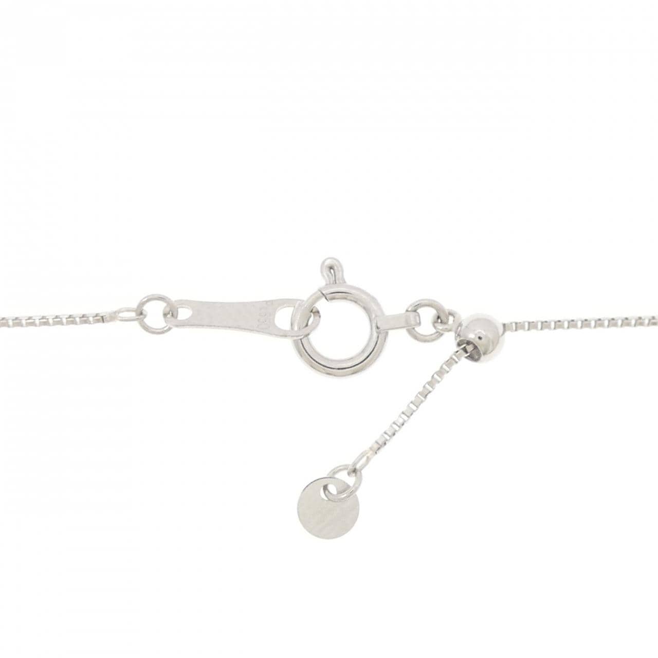 PT900/PT850 ルビー ネックレス 0.56CT