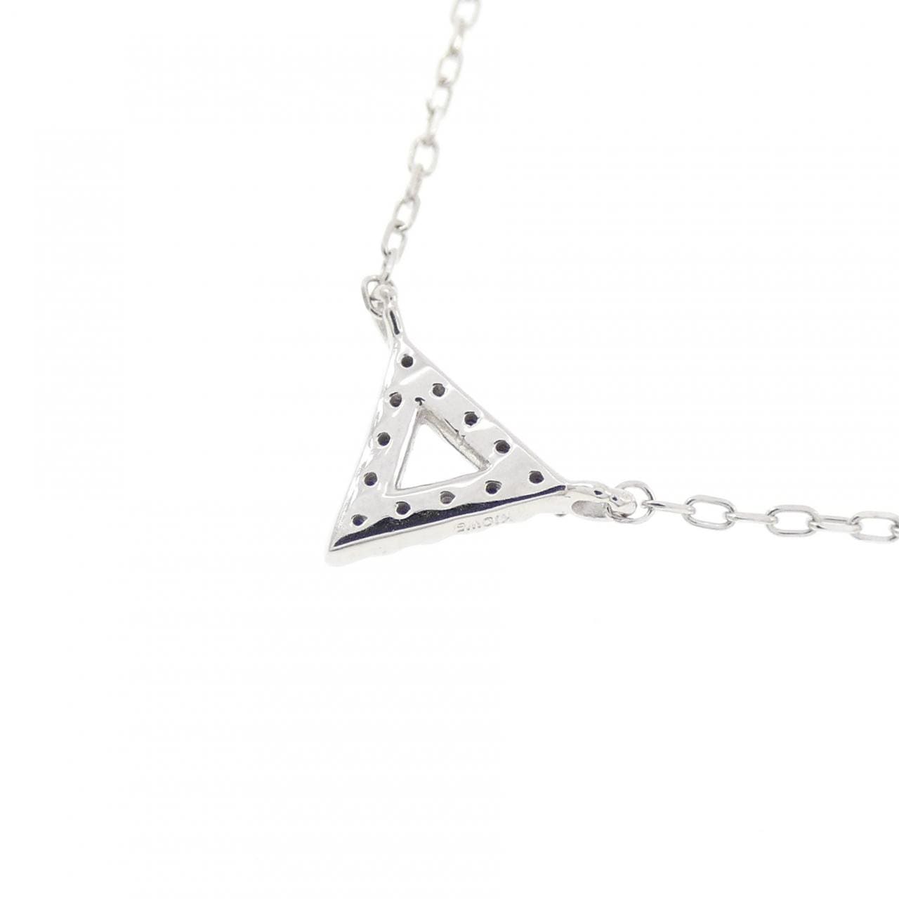 K10WG ダイヤモンド ネックレス 0.04CT