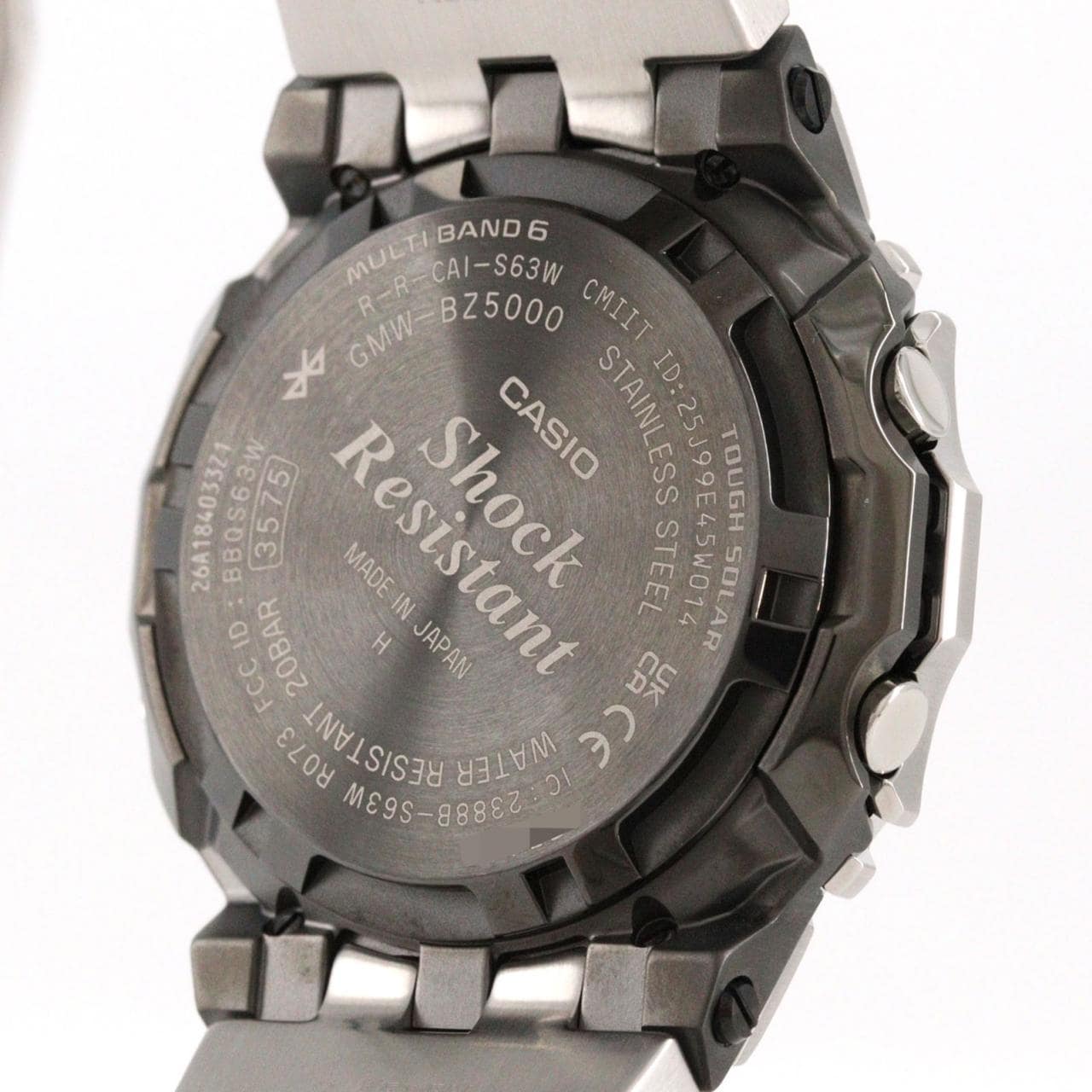 カシオ G-SHOCK･電波時計 GMW-BZ5000D-1JF SS ソーラークォーツ