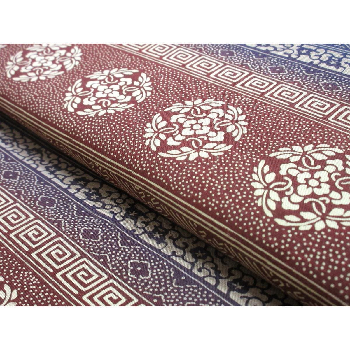 [Unused items] Fukuro obi striped Oshima Ooshima Tsumugi Zento pattern