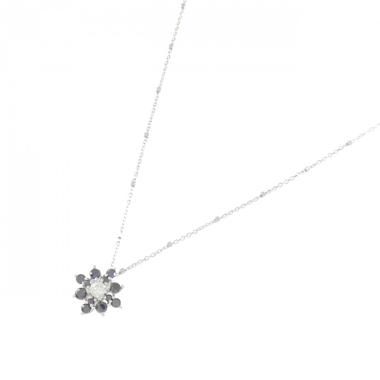 K18WG ダイヤモンド ネックレス 0.06CT
