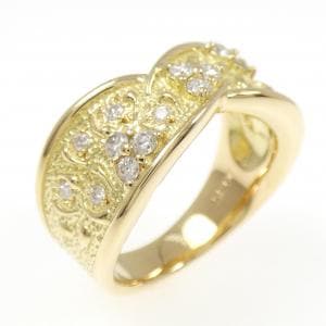K18YG ダイヤモンド リング 0.35CT
