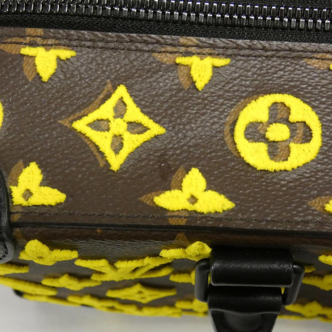 LOUIS VUITTON Monogram Taftage Speedy Soft Trunk M45025 波士顿包