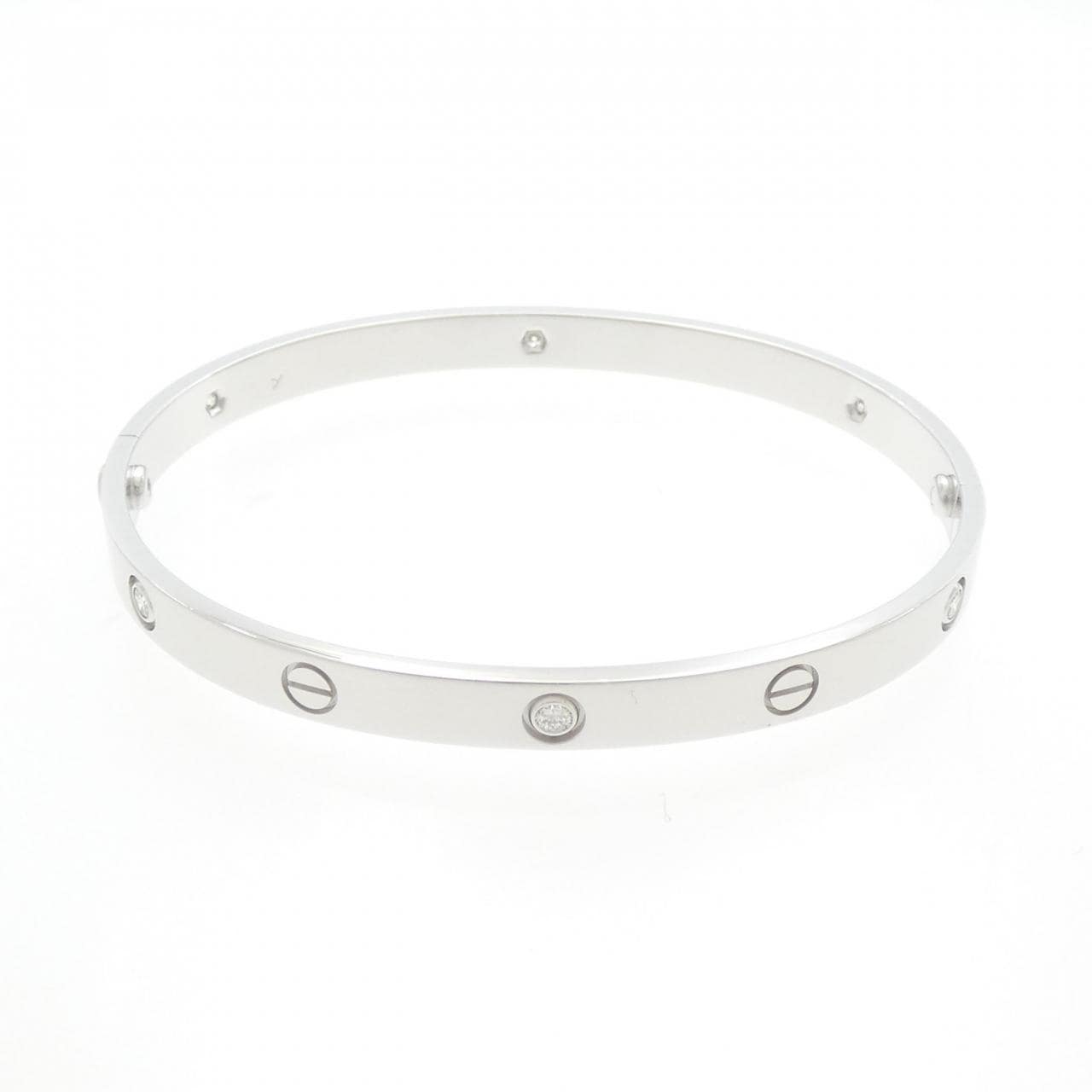 CARTIER LOVE手鍊half 鑽石6P