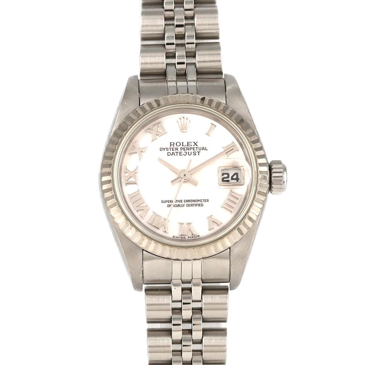 ロレックス デイトジャスト 79174NR SSxWG 自動巻 F番