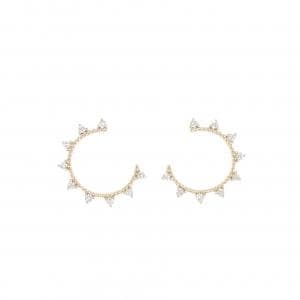 【リメイク】K10YG ダイヤモンド ピアス 0.14CT
