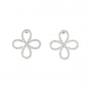 K18WG ダイヤモンド ピアス 0.56CT