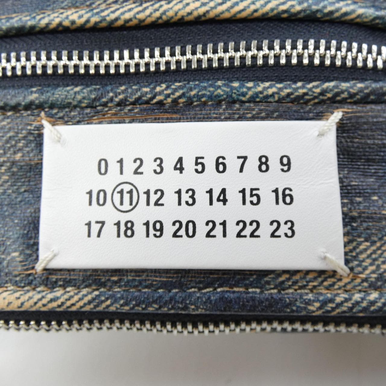 メゾンマルジェラ Maison Margiela 5AC レザーデニムエフェクトクラッチ&ショルダーバッグ SB1WG0015 BAG