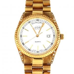 【ノーメンテナンス還元価格】ウノアエレ デイデイト YG 9240 YG クォーツ