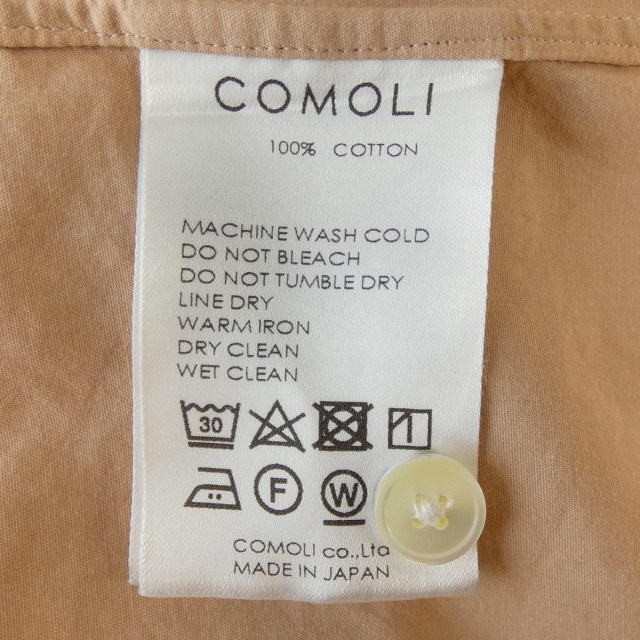 コモリ COMOLI M01-02002 シャツ