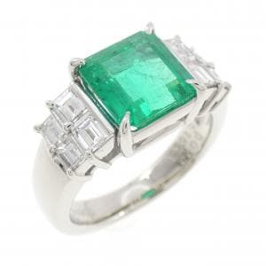 PT900 エメラルド リング 1.553CT コロンビア産