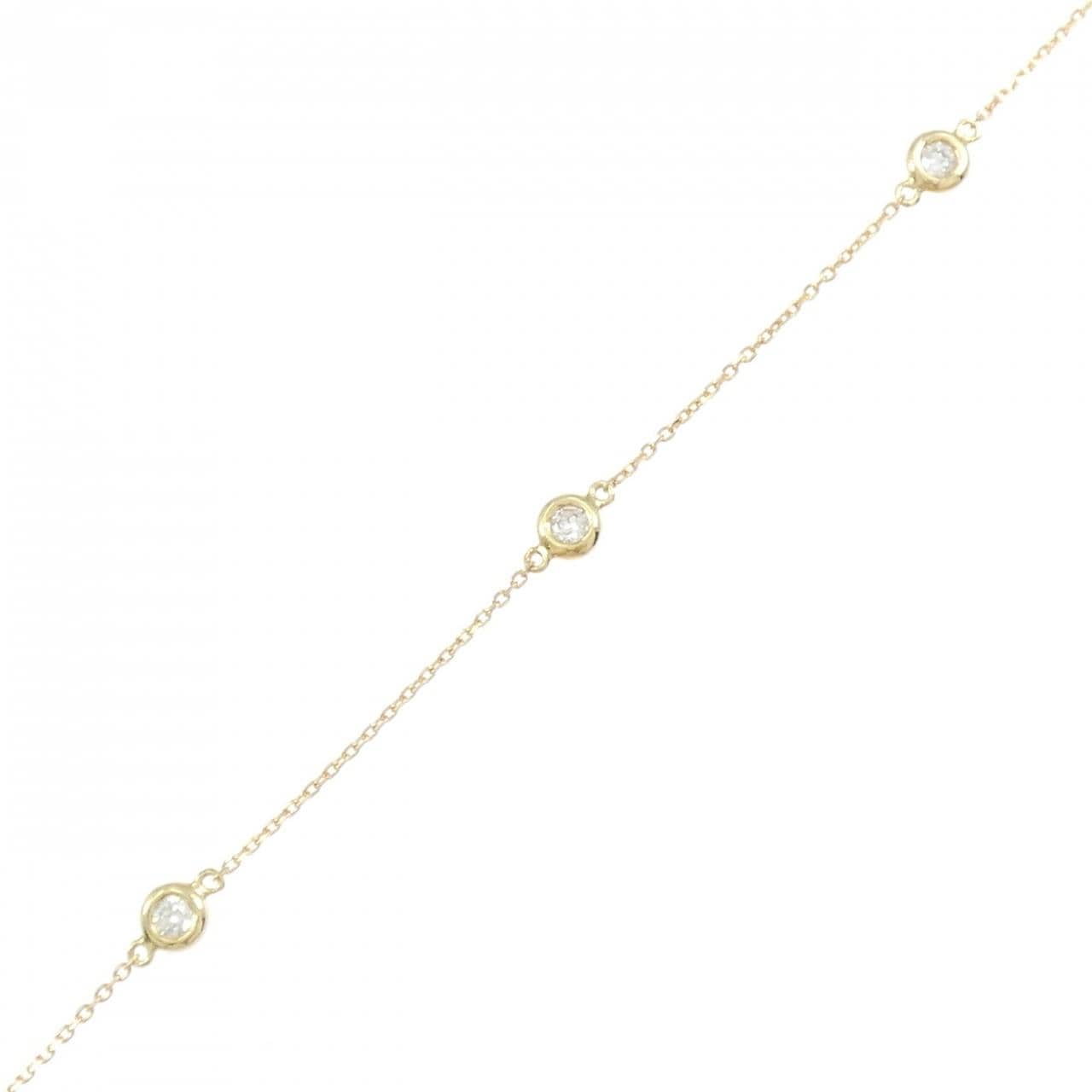 K18YG ダイヤモンド ブレスレット 0.21CT