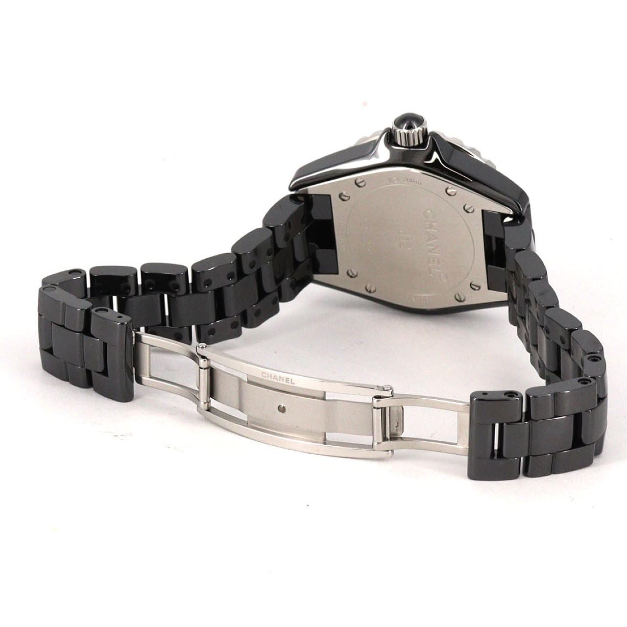 シャネル J12インテンスブラック33mmセラミック H3828 セラミック クォーツ