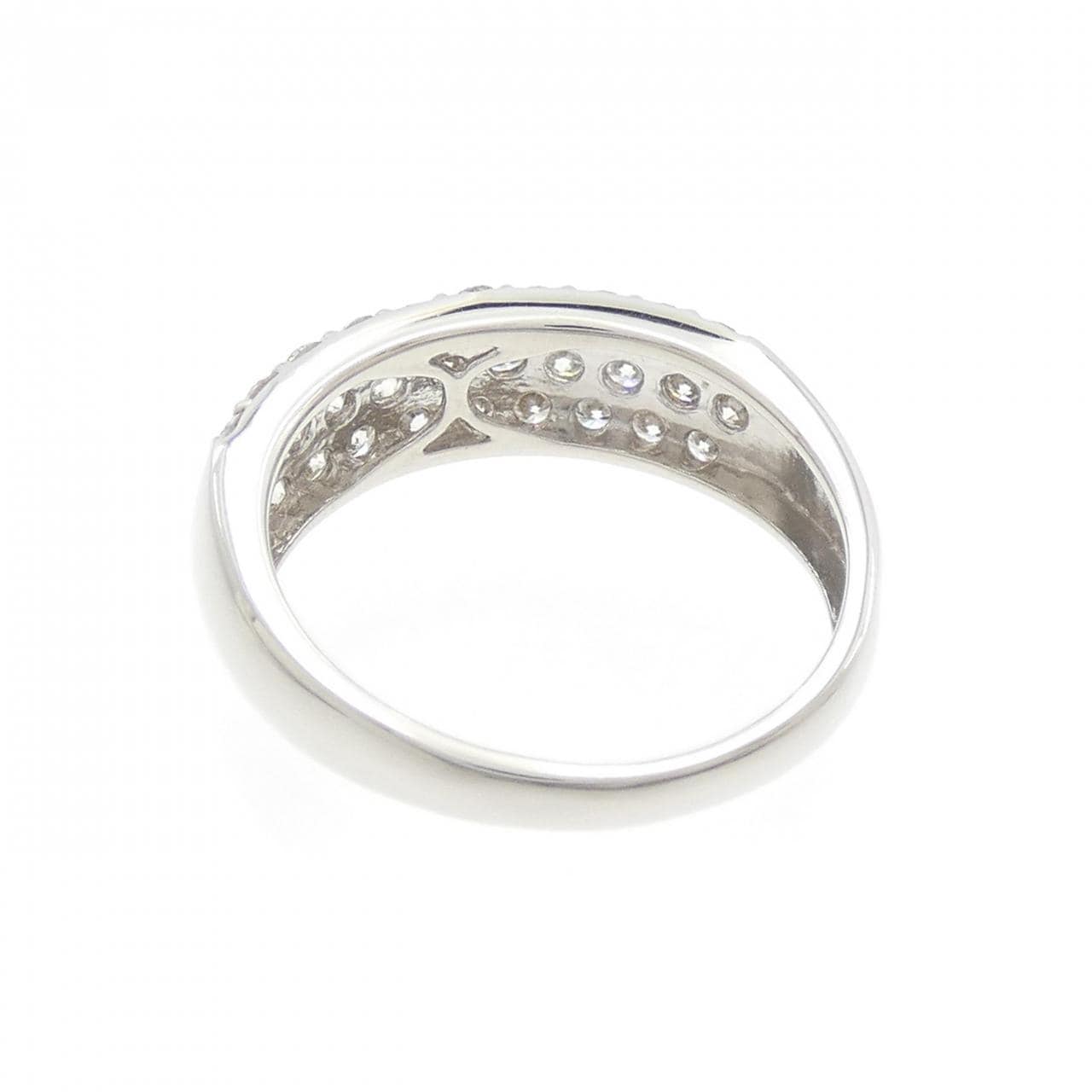 PT900 パヴェ ダイヤモンド リング 1.00CT