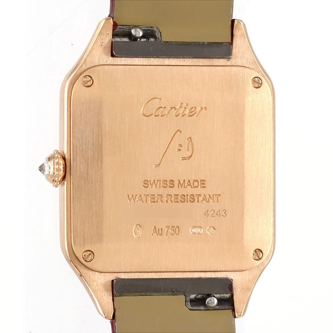 Cartier Santos-Dumont SM PG/D WJSA0017 PG/RG石英