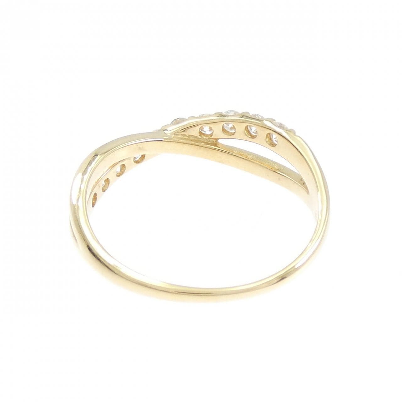 【リメイク】K18YG ダイヤモンド リング 0.30CT
