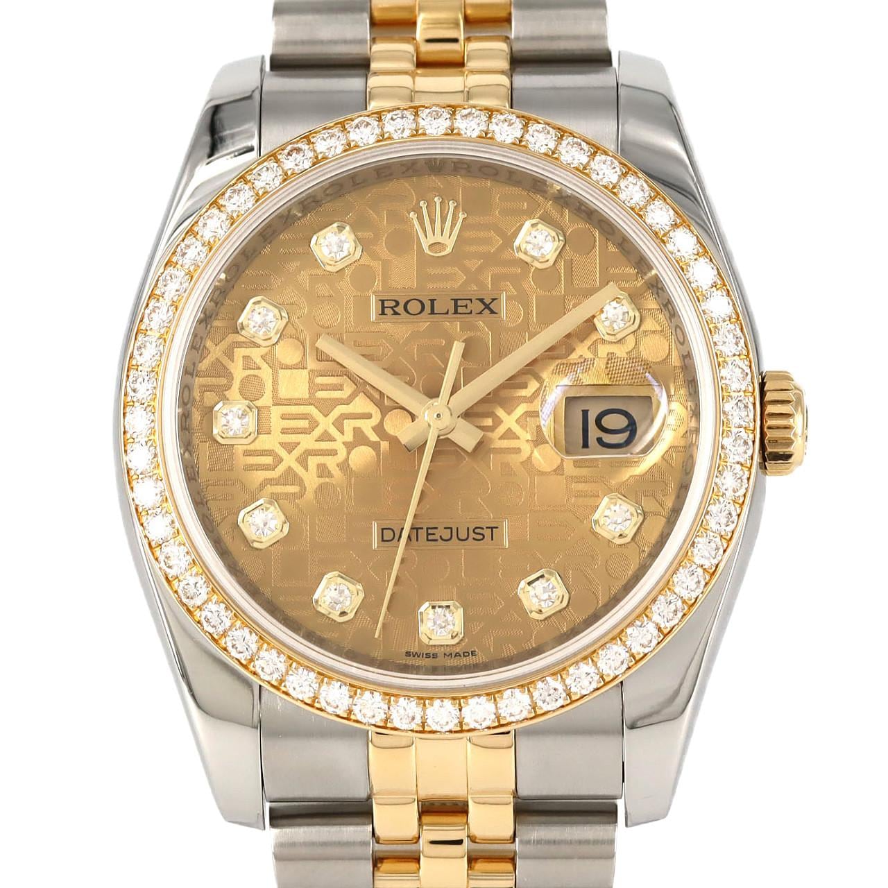 ロレックス デイトジャスト 116243G SSxYG 自動巻 ランダム番