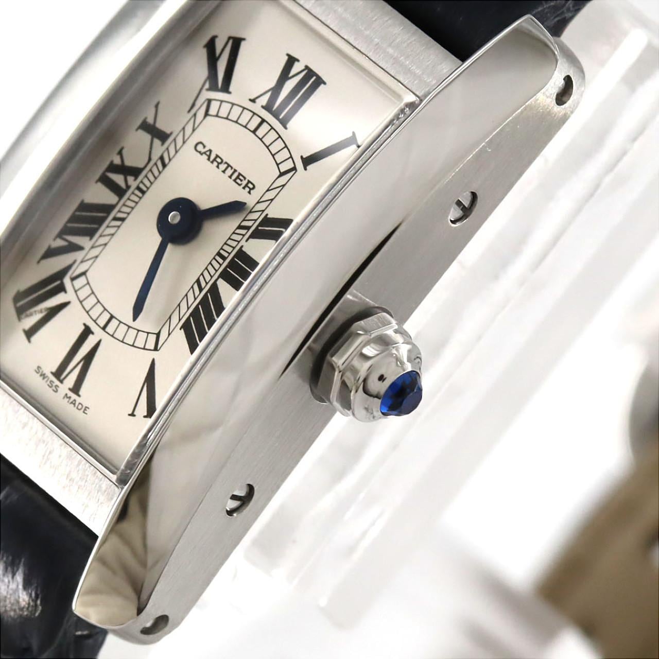 カルティエ ミニタンクアメリカン WSTA0032 SS クォーツ