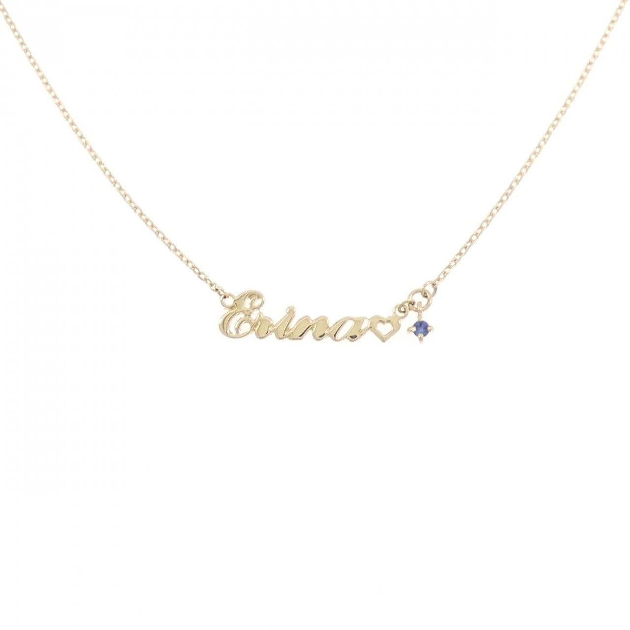 4゜C サファイヤ ネックレス