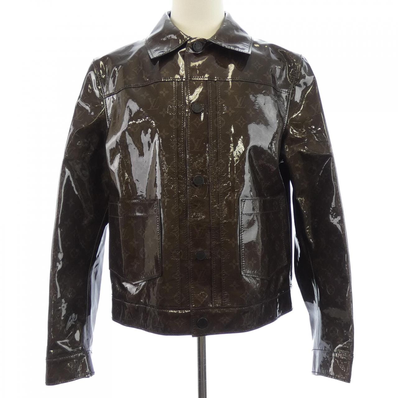 ルイヴィトン LOUIS VUITTON モノグラムエクリプス グレーズ HFL86EHWD レザージャケット