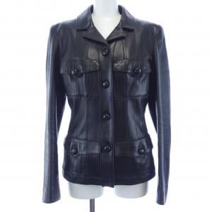 【ヴィンテージ】シャネル CHANEL P21617V01343 03A レザージャケット