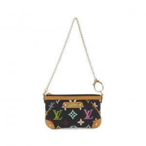 LOUIS VUITTON Multicolor Pochette Mila PM M60099 Accessory Pouch