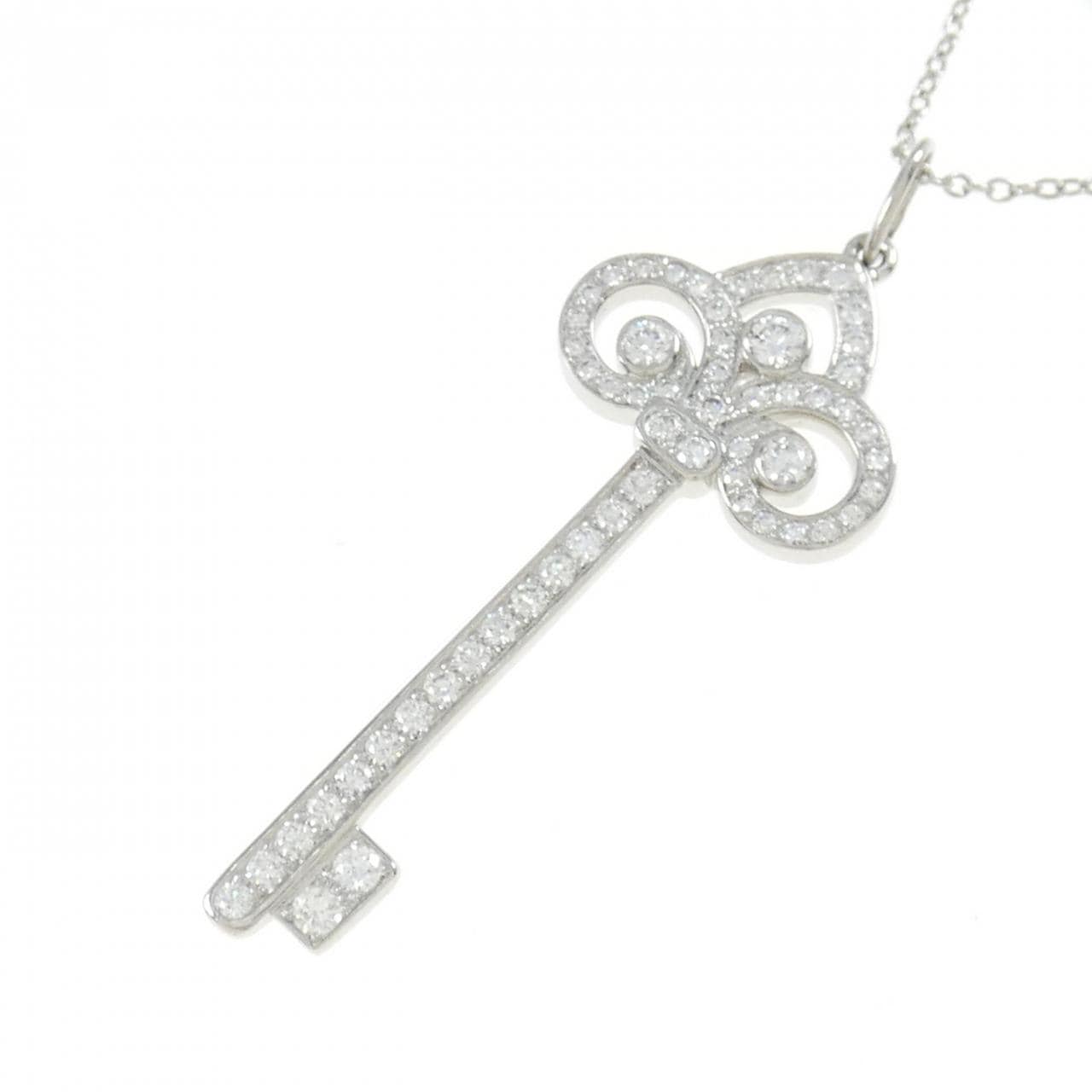 TIFFANY fleur doris key necklace