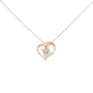 4゜C ハート ダイヤモンド ネックレス