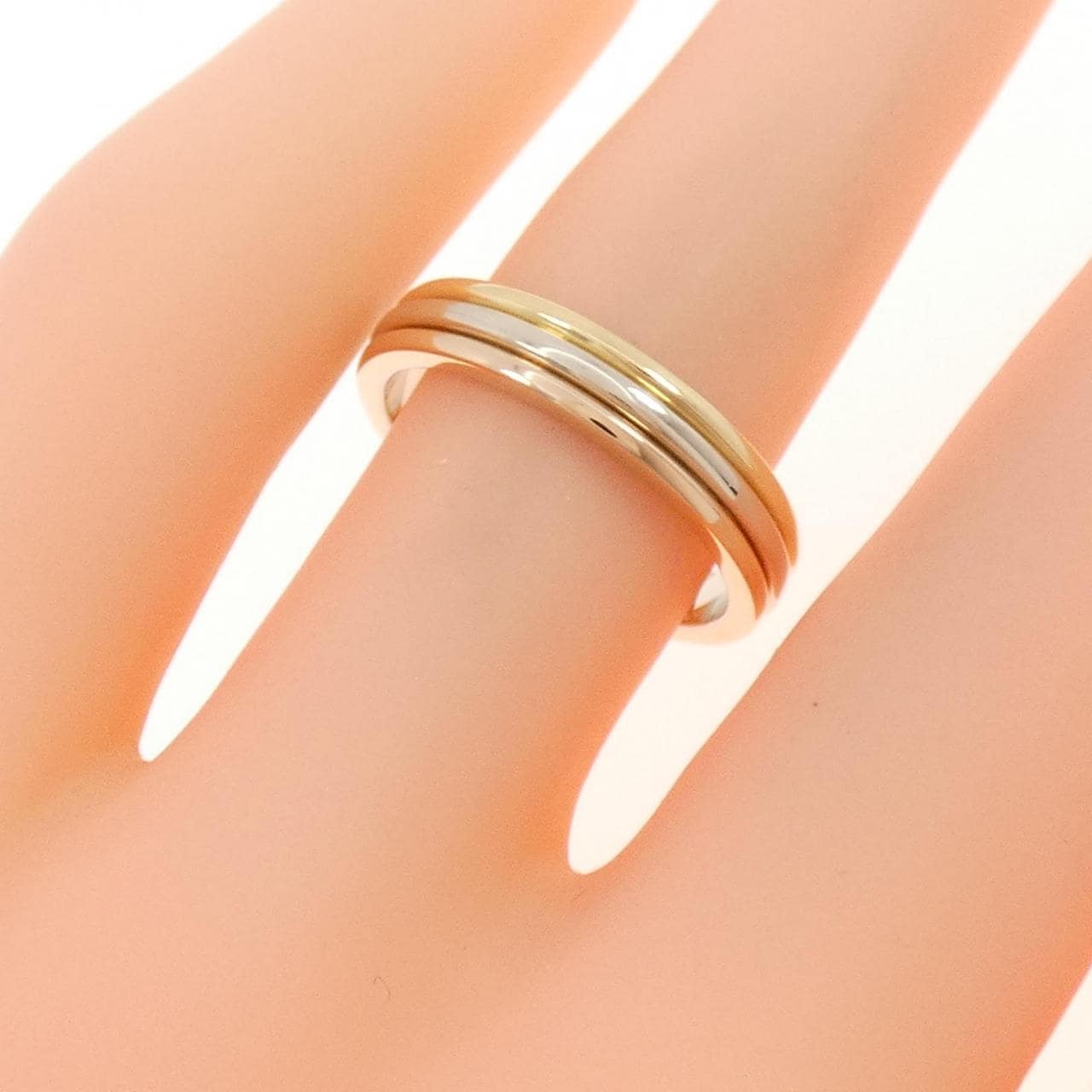 Cartier three gold wedding ring