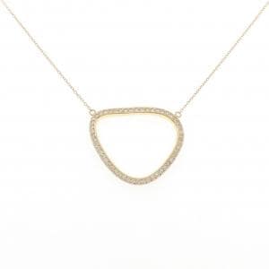 750YG ダイヤモンド ネックレス 0.424CT