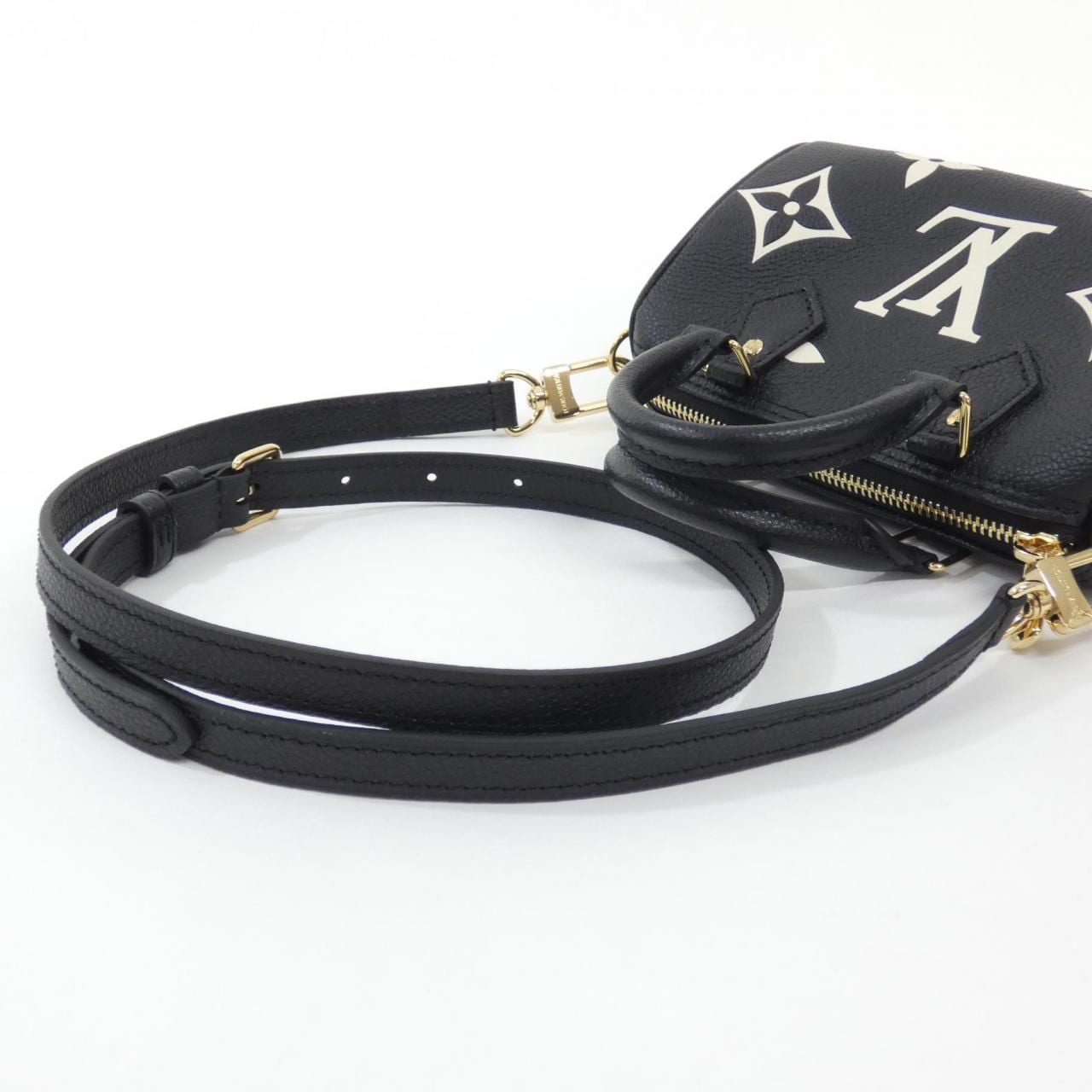 LOUIS VUITTON双色Monogram Empreinte Nano Speedy M81456 波士顿包