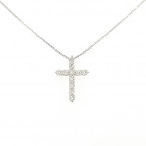 PT900/PT850 クロス ダイヤモンド ネックレス 0.50CT