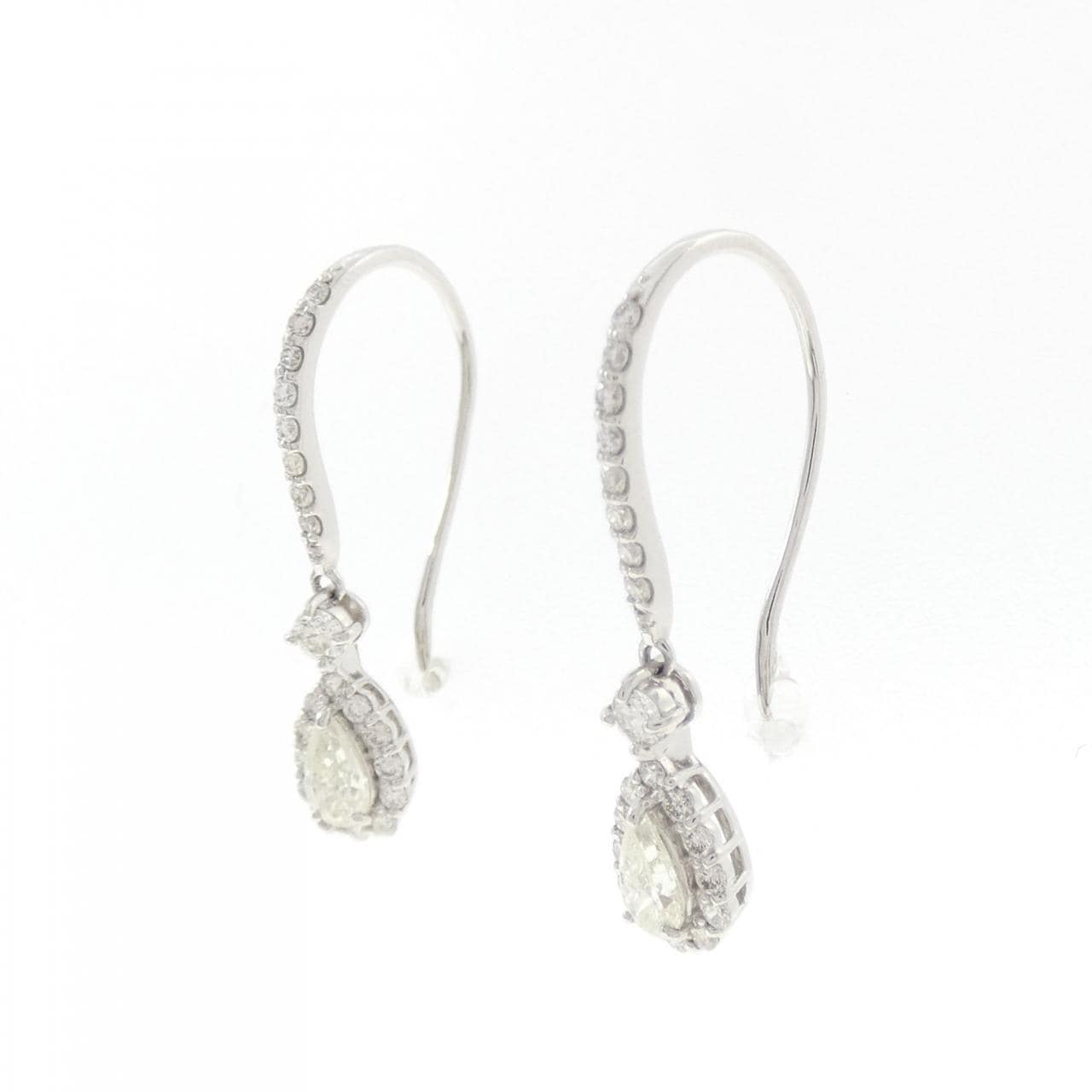 【新品】PT950 ダイヤモンド ピアス 0.60CT