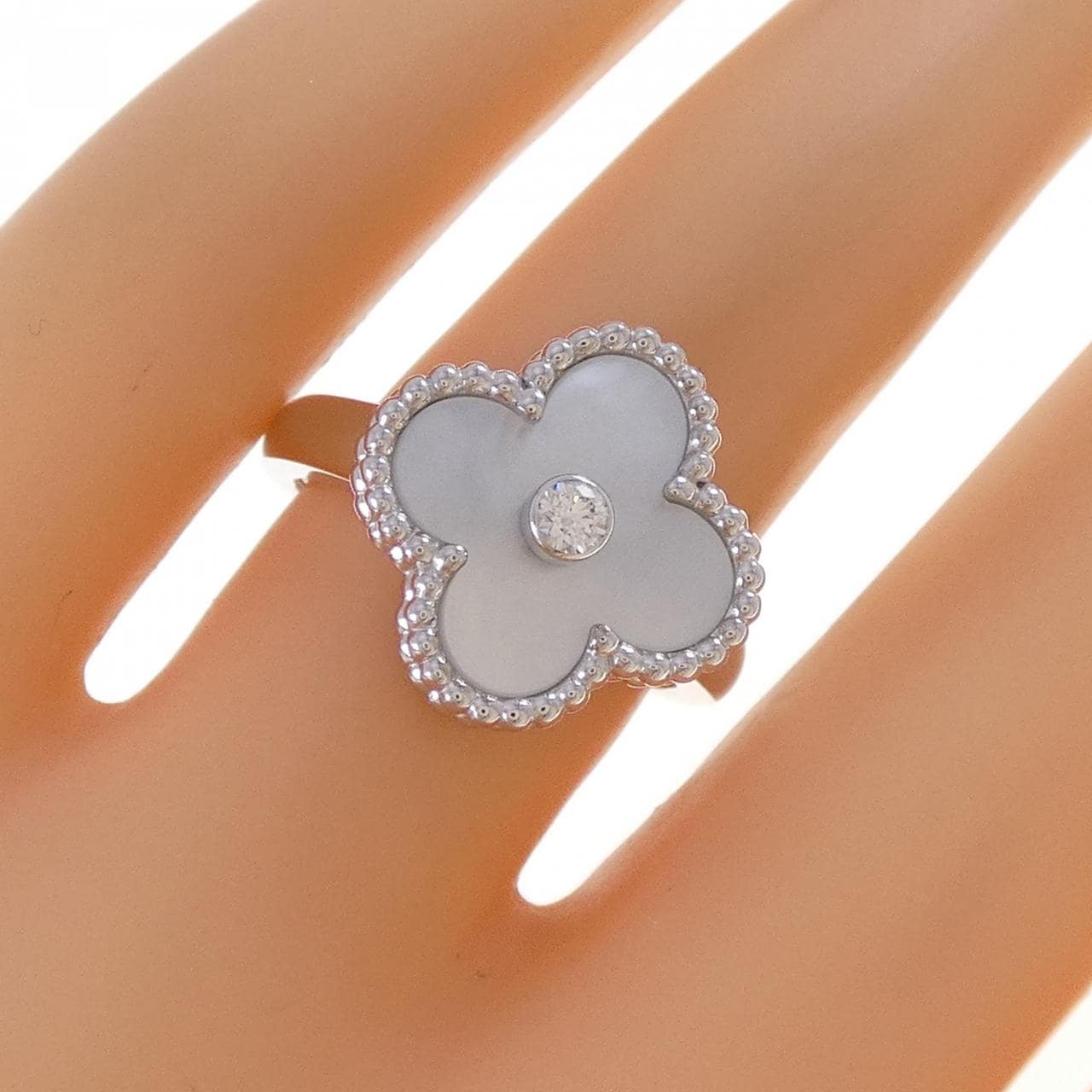 ヴァンクリーフ&アーペル ヴィンテージアルハンブラ リング