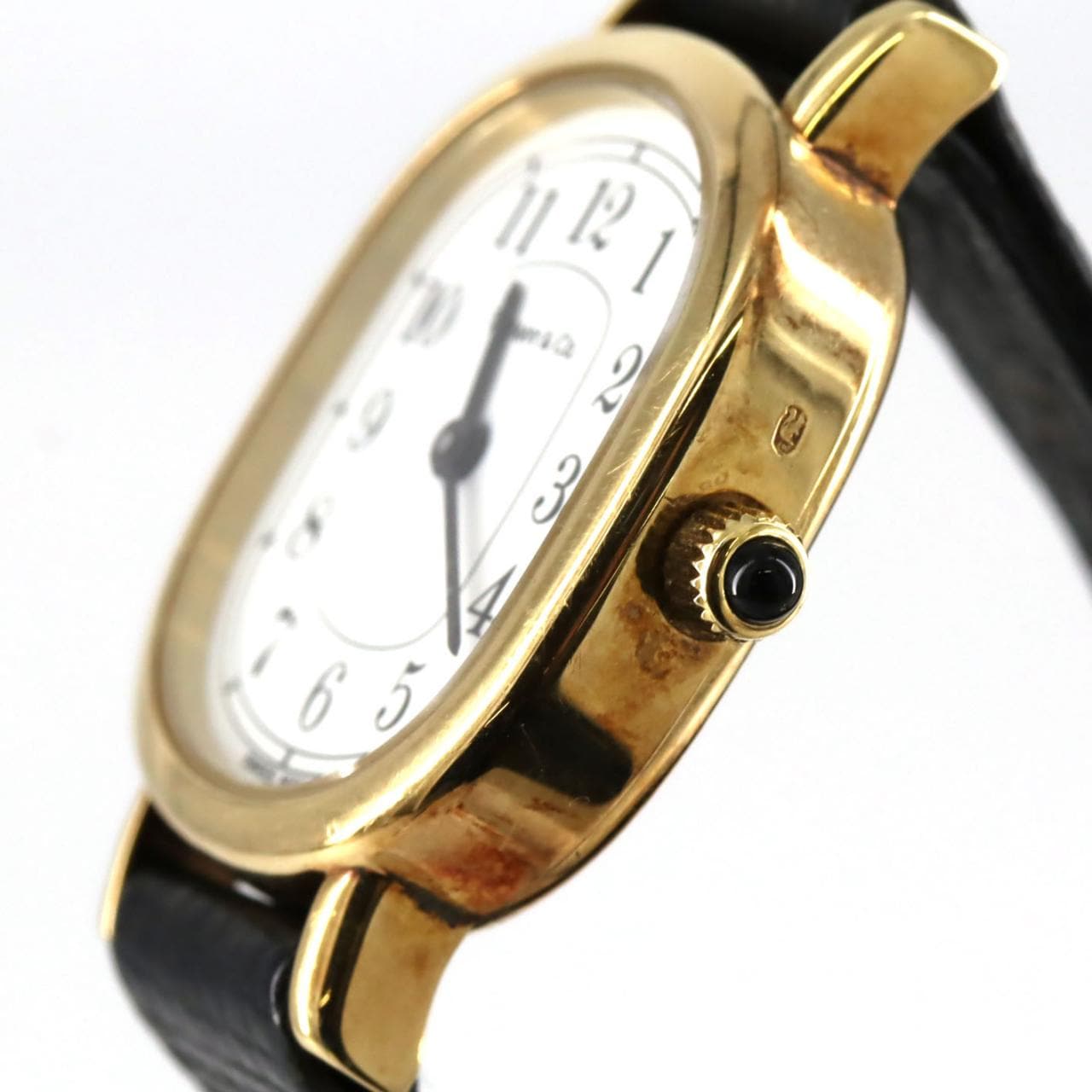 ティファニー クラシックオーバル YG YG クォーツ