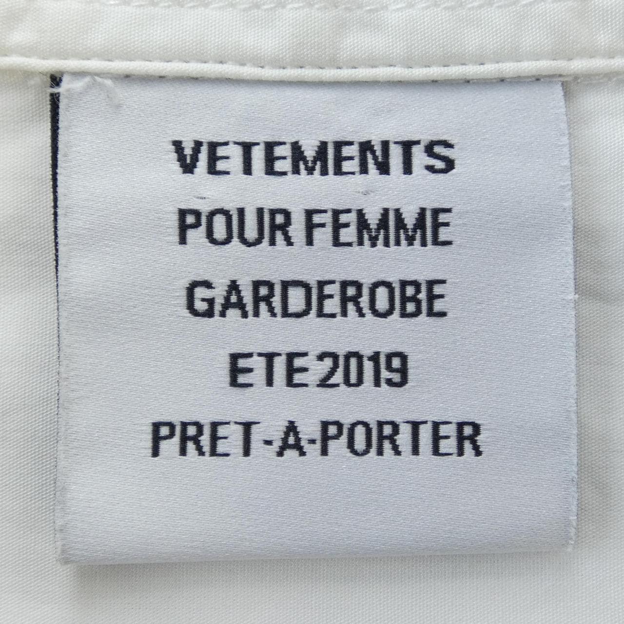 ヴェトモン VETEMENTS シャツ