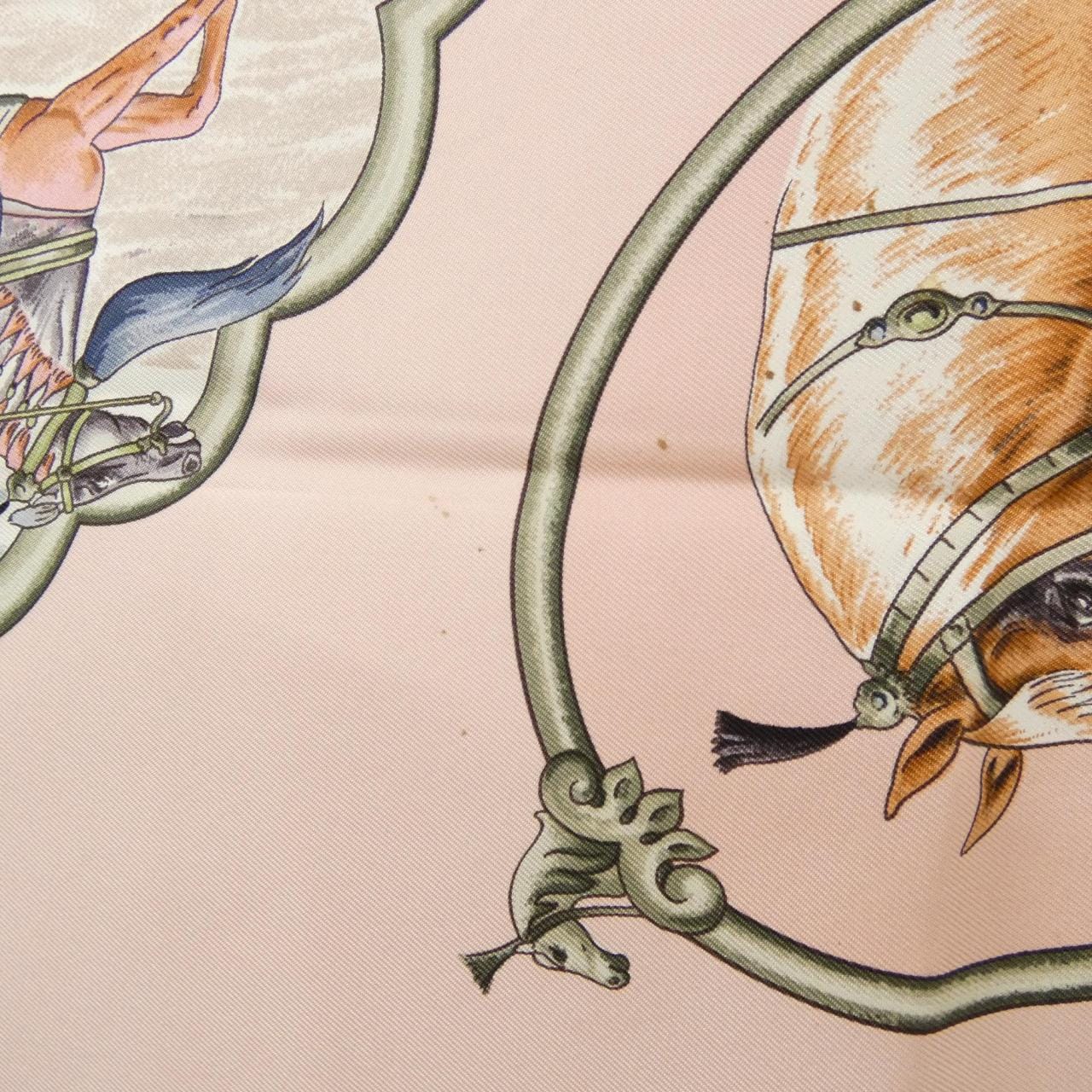 エルメス LES CHEVAUX DES MOGHOLS カレ スカーフ