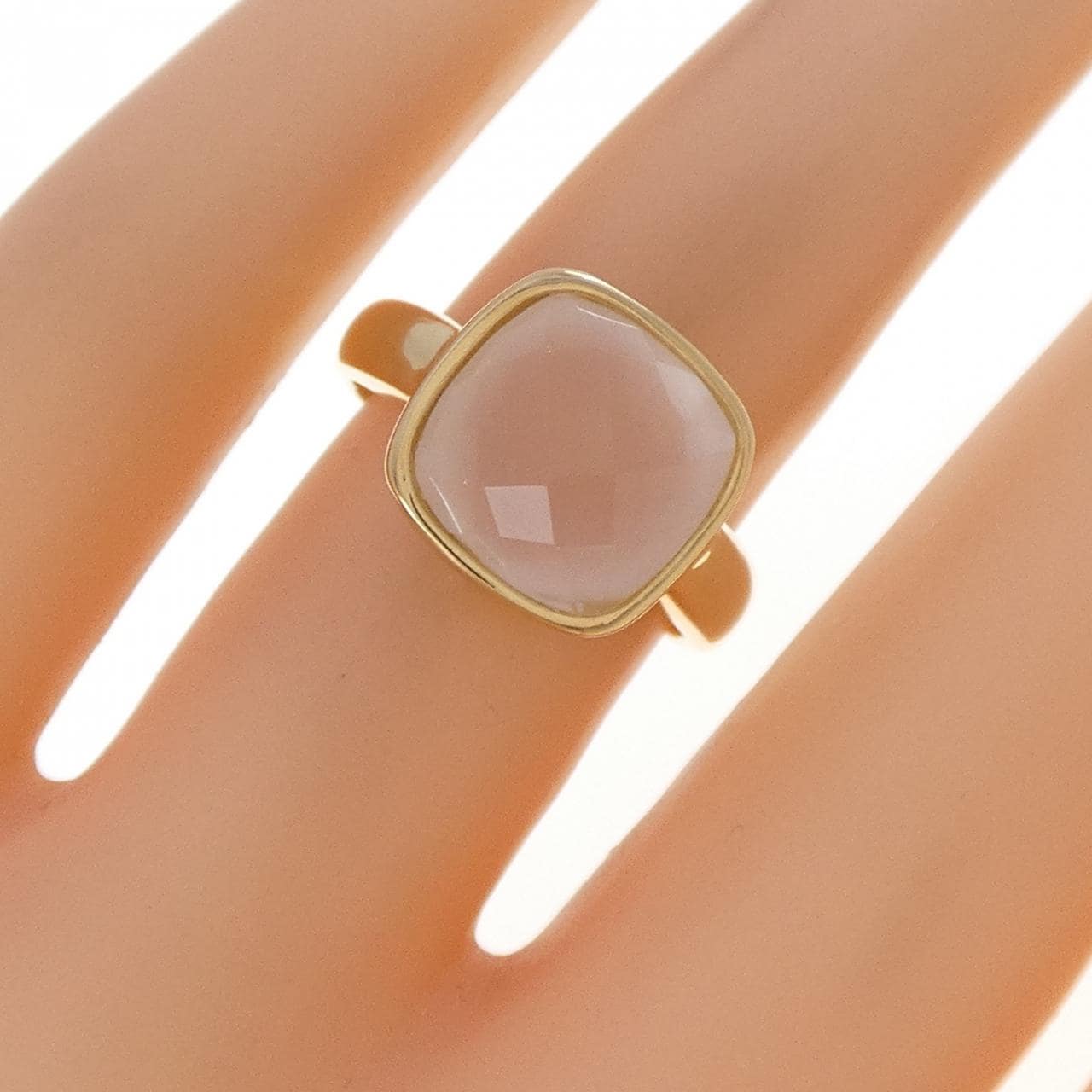 750YG クオーツ リング