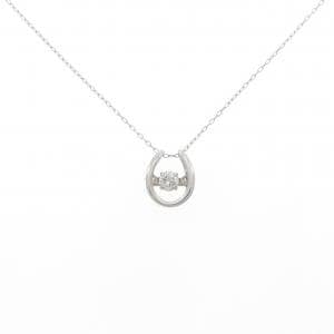 PT900 ダイヤモンド ネックレス 0.08CT