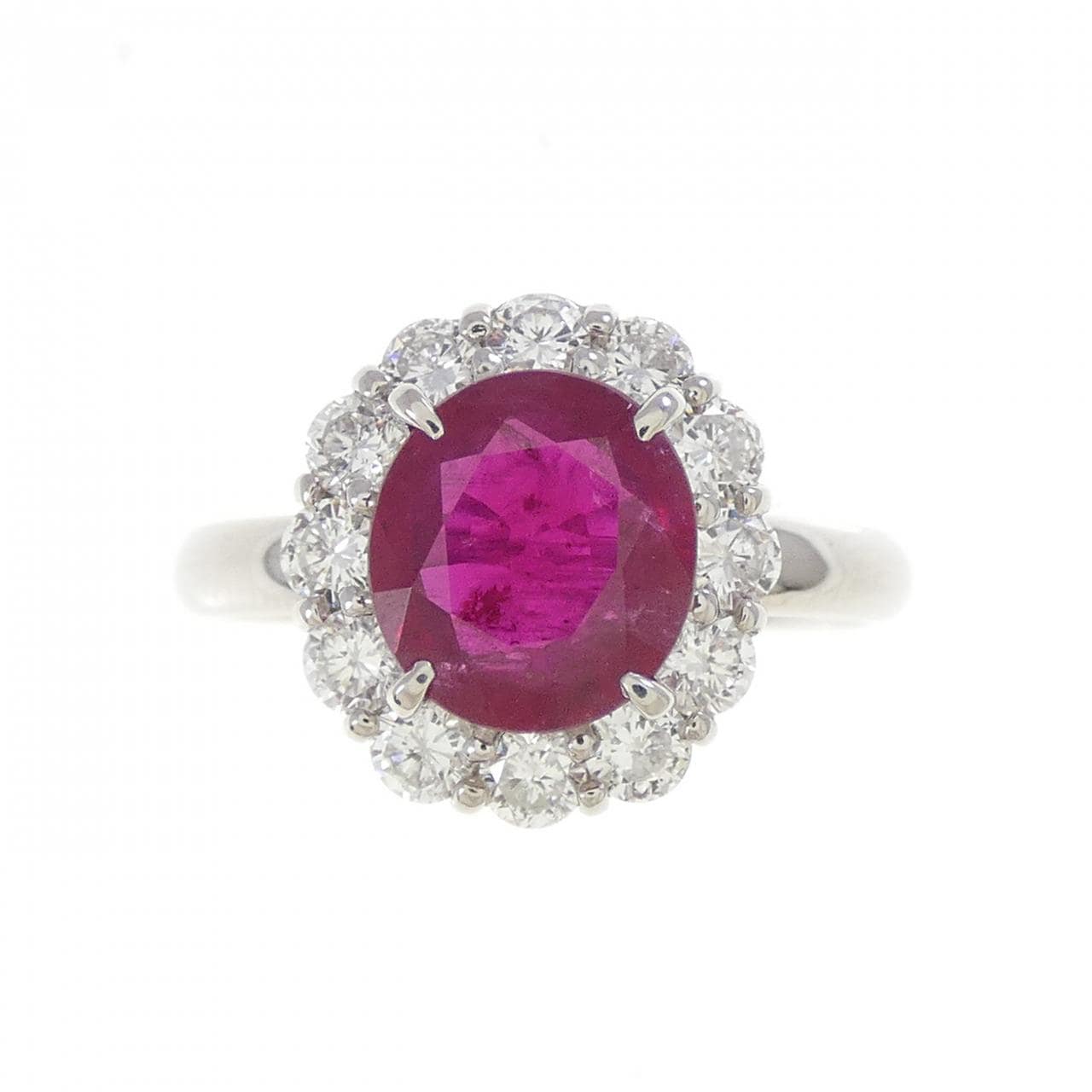 PT900 ルビー リング 1.975CT