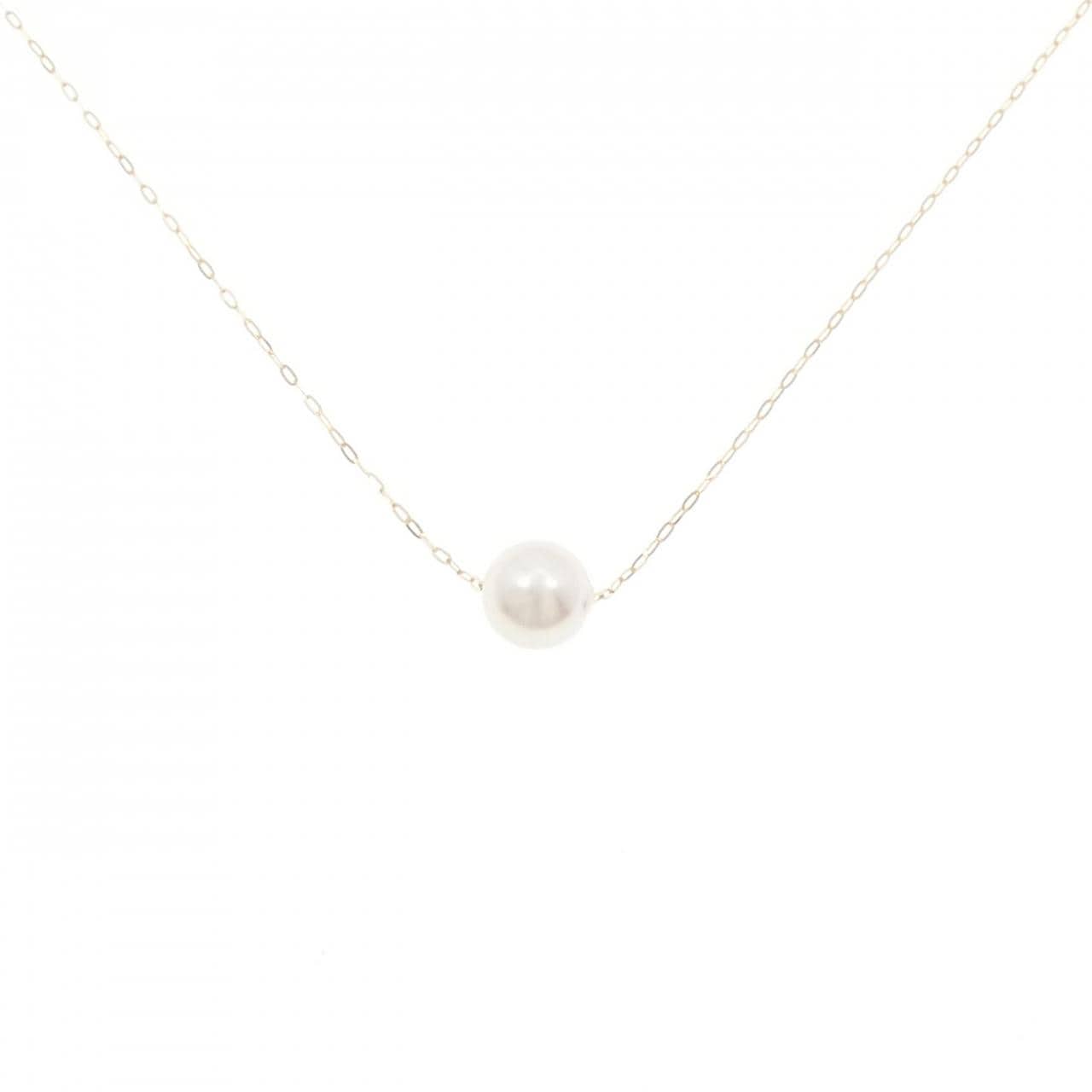 K18YG アコヤパール ネックレス 7.7mm