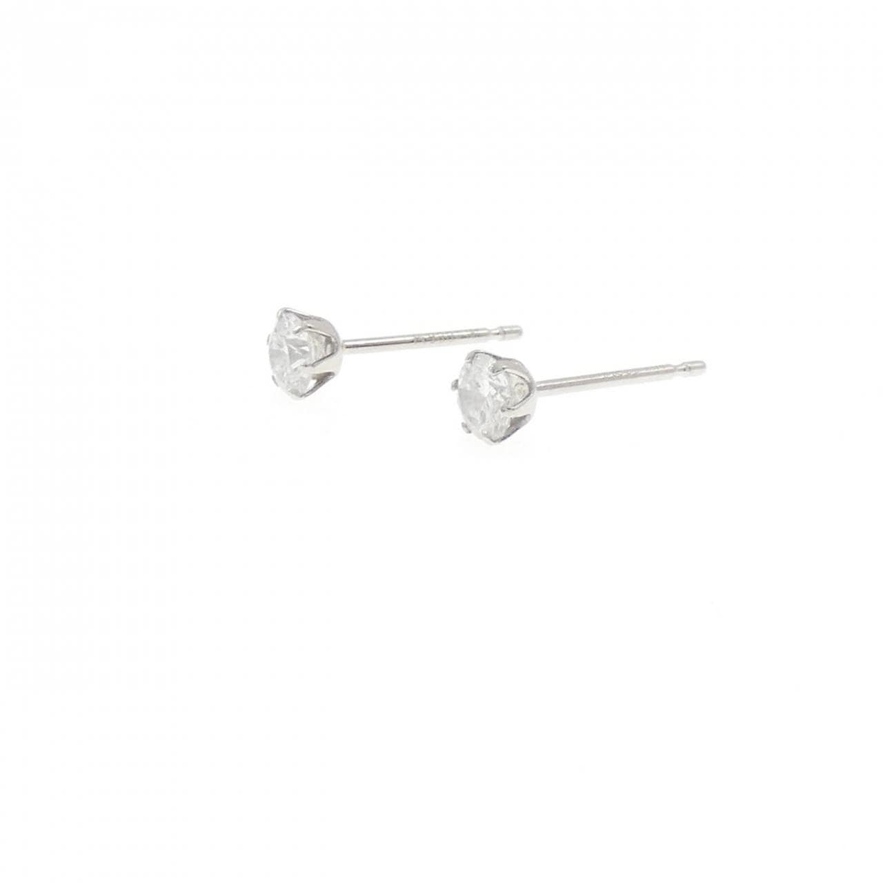 PT900 ソリティア ダイヤモンド ピアス 0.361CT