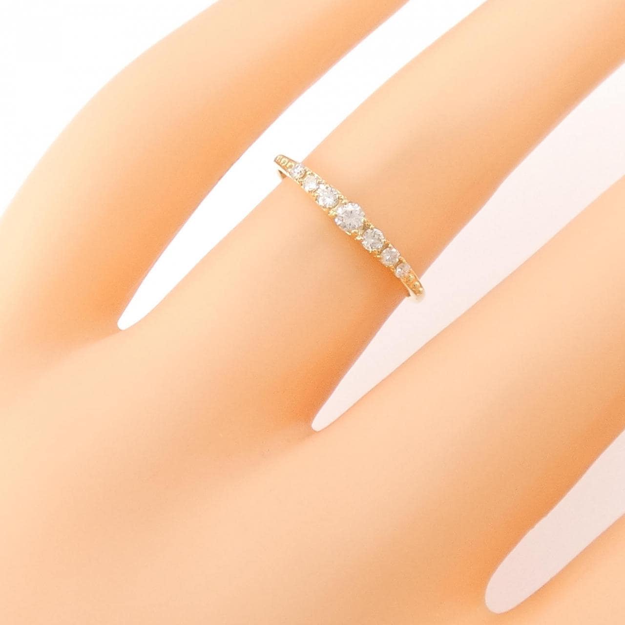 [Remake] K18YG Diamond ring 0.15CT