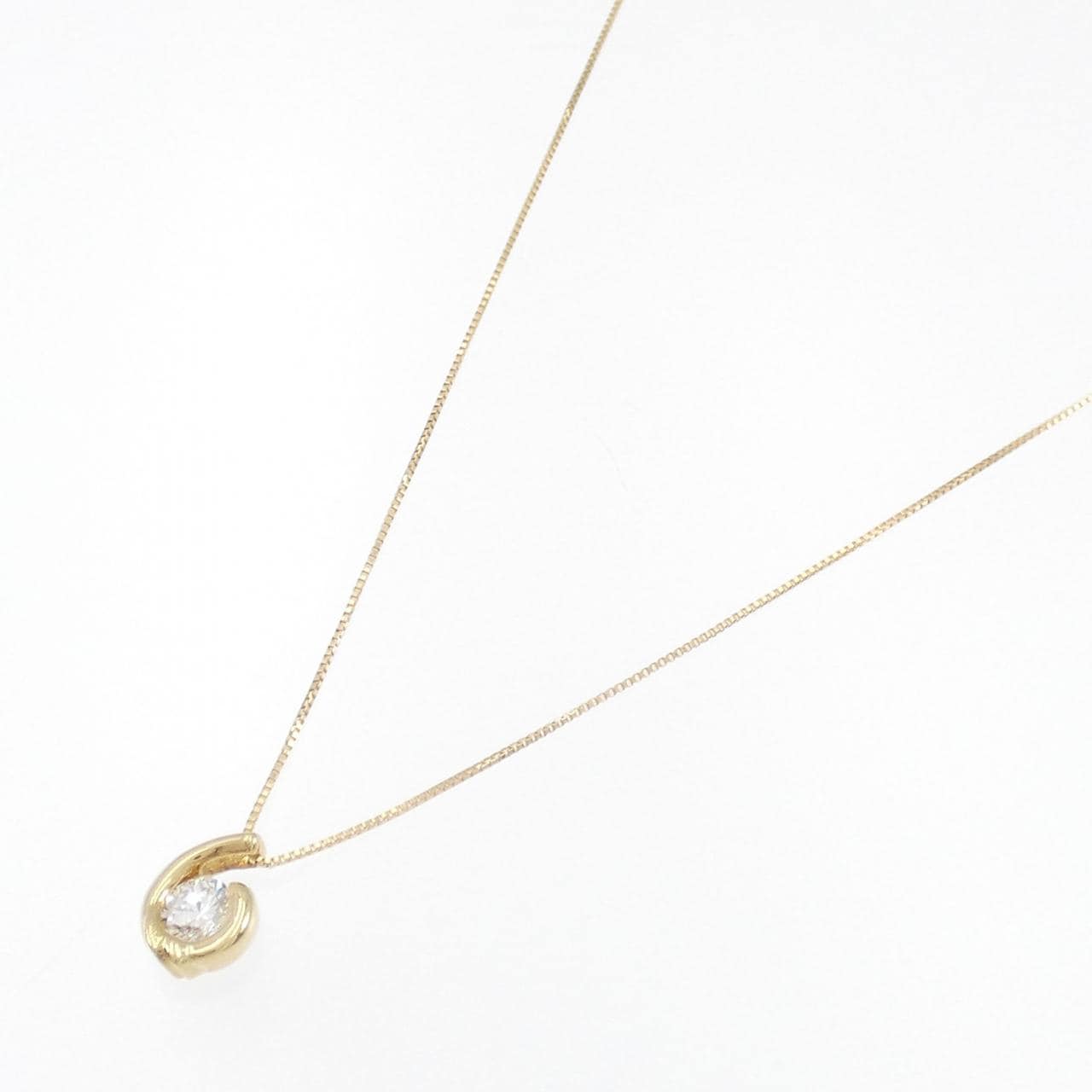K18YG ダイヤモンド ネックレス 0.358CT