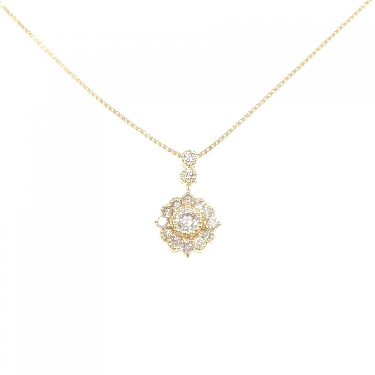 K18YG ダイヤモンド ネックレス 0.50CT