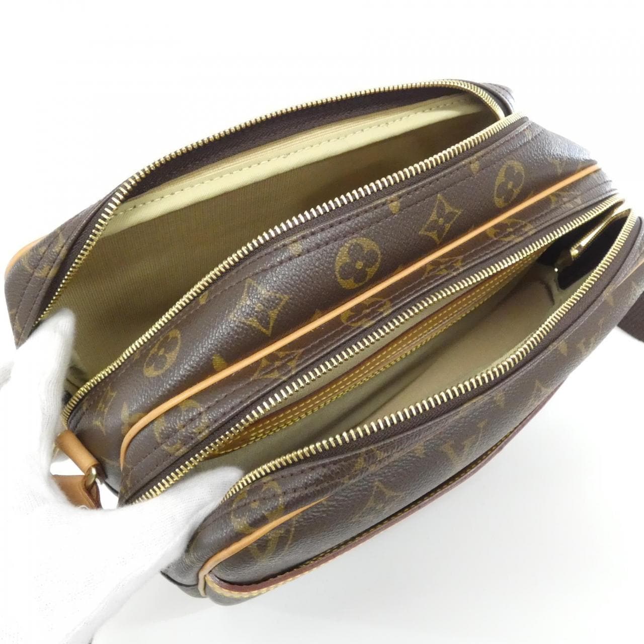 LOUIS VUITTON Monogram Reporter 28 公分 M45254 單肩包